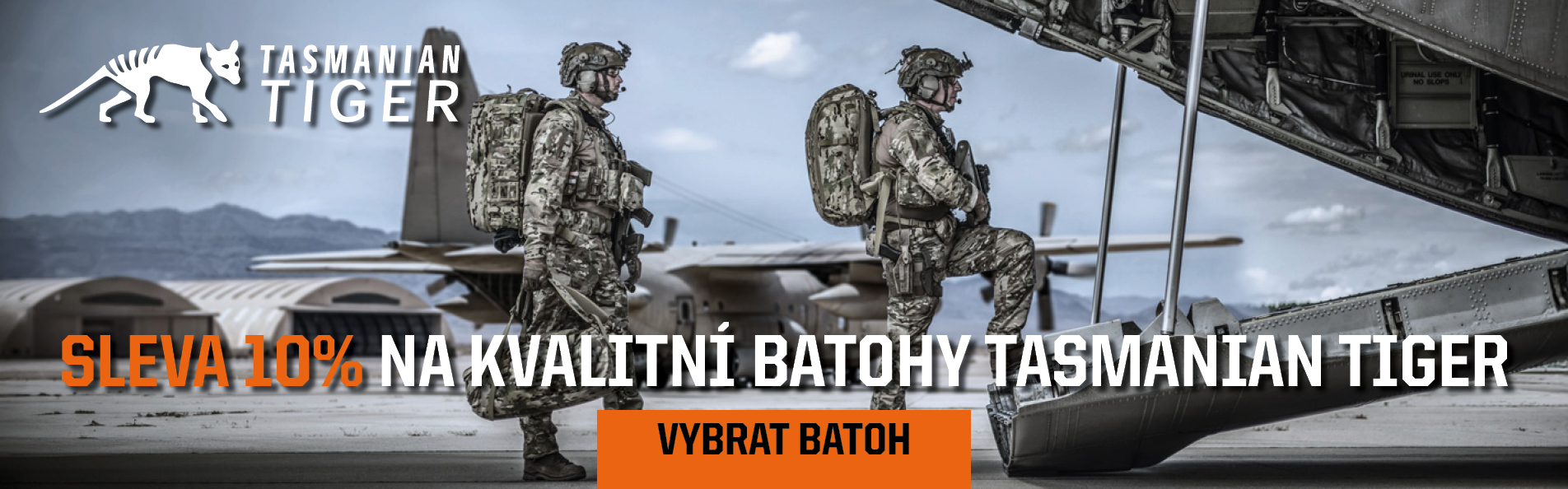 Sleva 10% na batohy Tasmanian Tiger