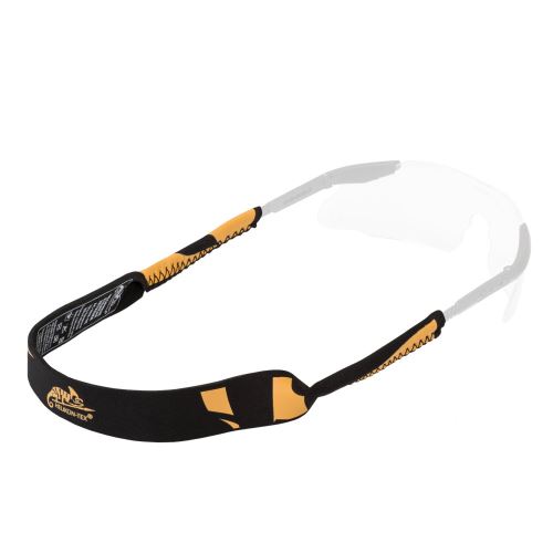 Helikon Neoprene Eyewear Retainer - Black / Orange