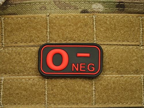 Patch JTG Krevní skupina - Red
