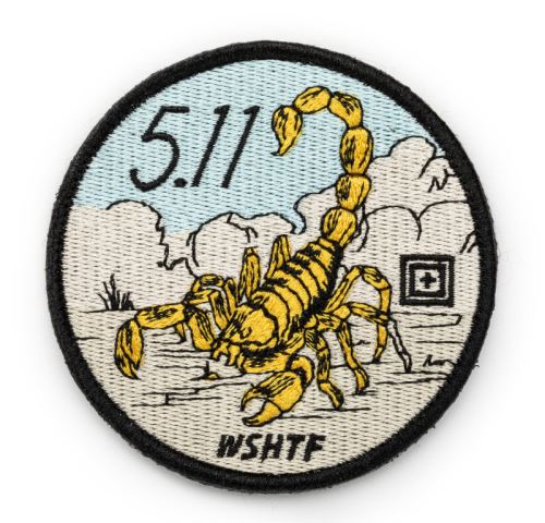 Patch 5.11 Scorpions Sting Patch - Grey