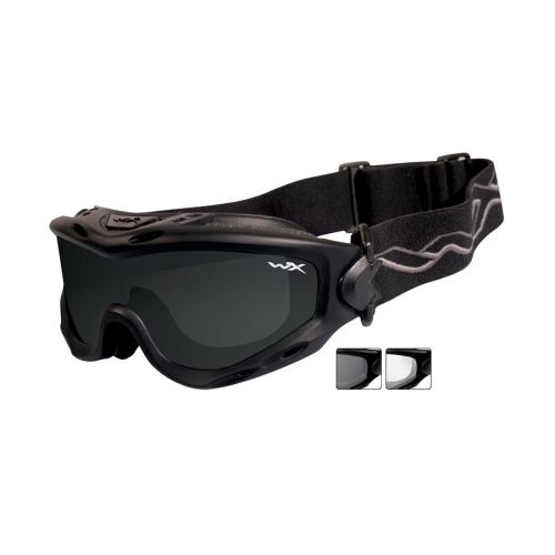 Taktické brýle Wiley X SPEAR - Matte Black - Smoke grey - clear