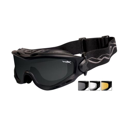 Taktické brýle Wiley X SPEAR Matte black - Smoke grey - clear - light rust