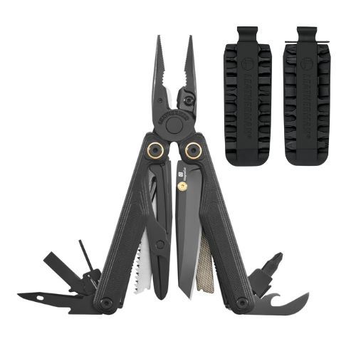 Multitool Leatherman WAVE ALPHA BUNDLE - Obsidian + Bitkit Black