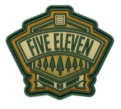 Nášivka 5.11 Smoke Jumper 21 Patch - Green