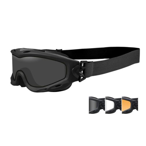 Taktické brýle Wiley X SPEAR Matte black - Dual smoke grey - clear - light rust