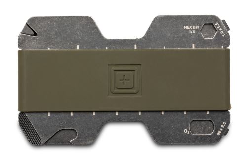 Peněženka 5.11 Steel Jacket MultiTool 2.0 - Black Stone Washed