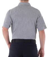 Triko FT Cotton S/S Polo Pen pocket - Heather Grey L (1)