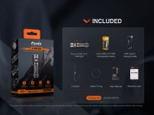 Nabíjecí baterka Fenix E18R V2.0 - Black (15)