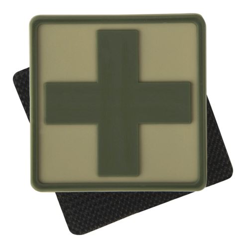 Medic Cross Patch - PVC - Khaki