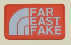 Nášivka FAR EAST FAKE - Orange