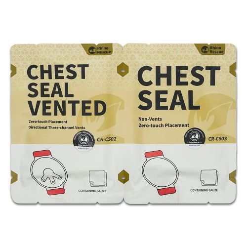 Hrudní krytí Rhino Rescue Chest Seal s ventilem 2ks
