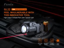 Zbraňová laserová svítilna Fenix GL22 - 750 lumenů (1)