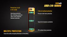 Dobíjecí USB AA baterie Fenix ARB-L14-1600U (5)