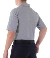 Triko FT Cotton S/S Polo Pen pocket - Heather Grey L (2)