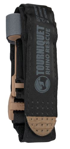 Škrtidlo Rhino Rescue Tourniquet Plastic - Black / Coyote
