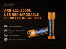 Dobíjecí baterie Fenix 21700 5000 mAh s USB-C (Li-Ion) (1)