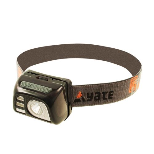 Nabíjecí čelová lampa YATE VEGA AKU - Black