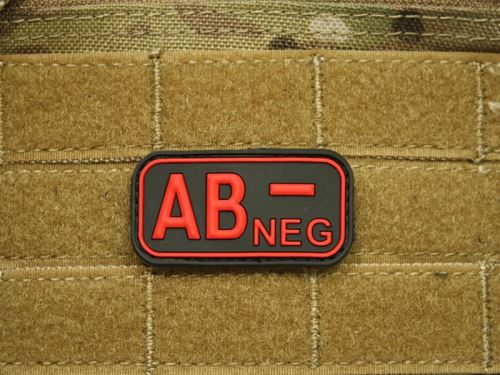 Patch JTG Krevní skupina - Red