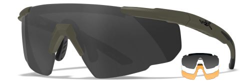 Brýle Wiley X SABER ADVANCED OD Green - Smoke Grey + Clear + Light Rust