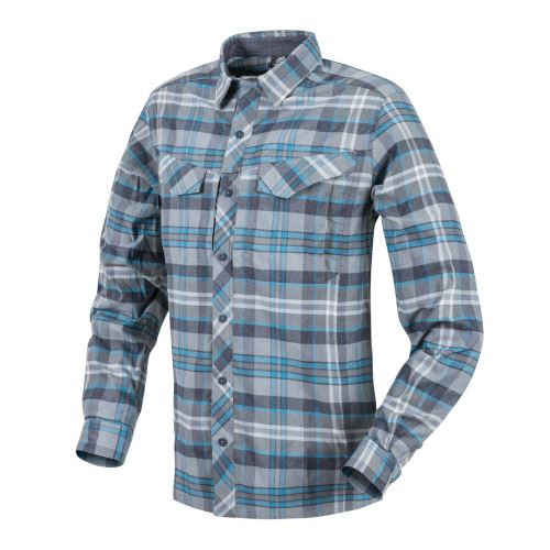 Košile HELIKON Defender MK2 Pilgrim - Blue Plaid 3XL