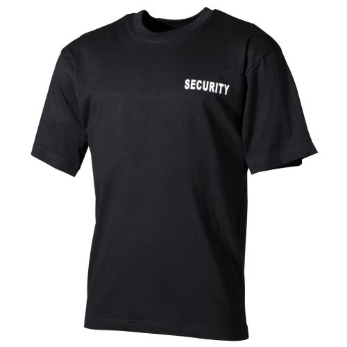 Triko MFH Security T-Shirt - Black 4XL